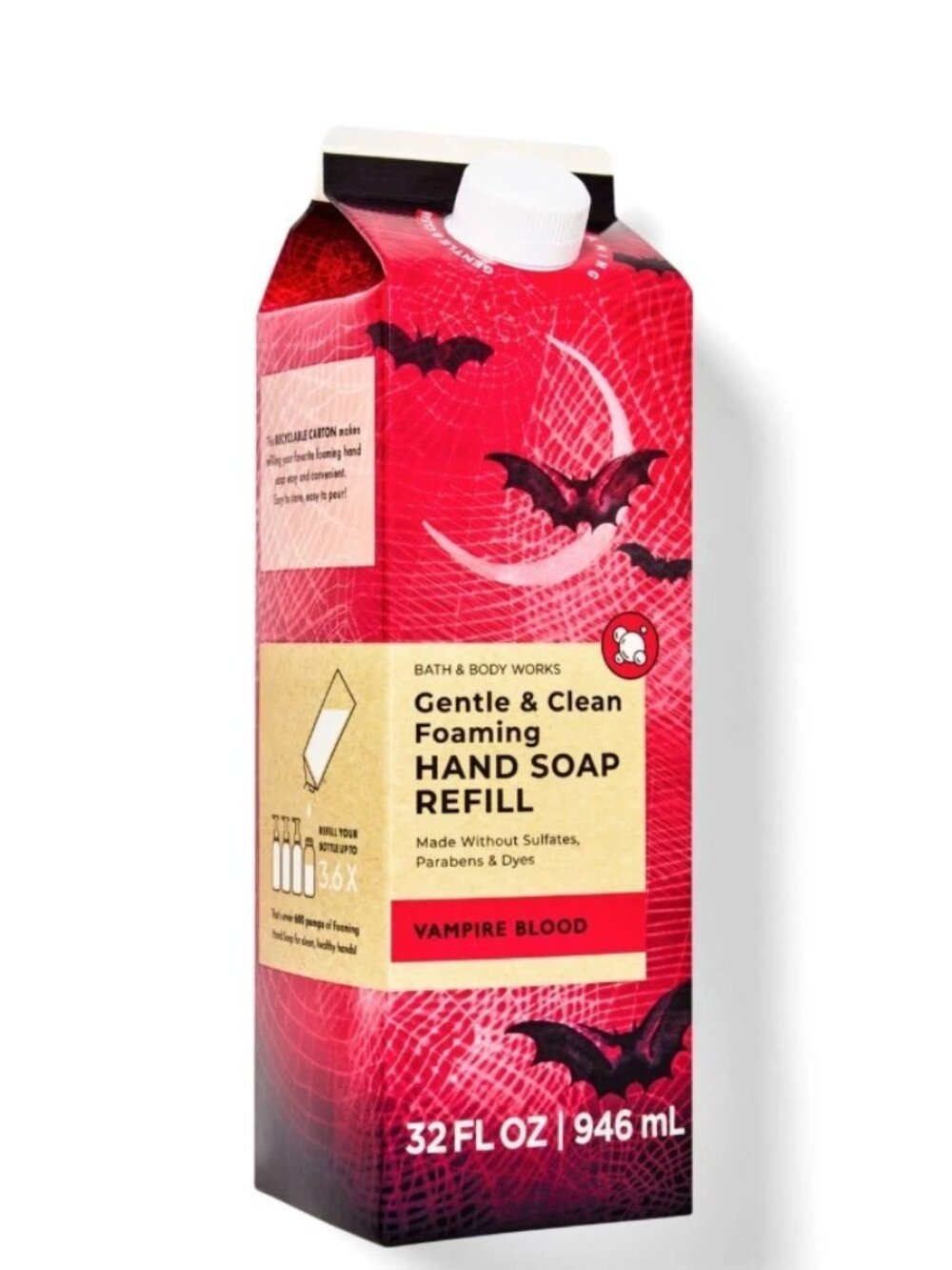 Bath & Body Works VAMPIRE BLOOD Foaming Hand Soap Refill NEW 32 oz